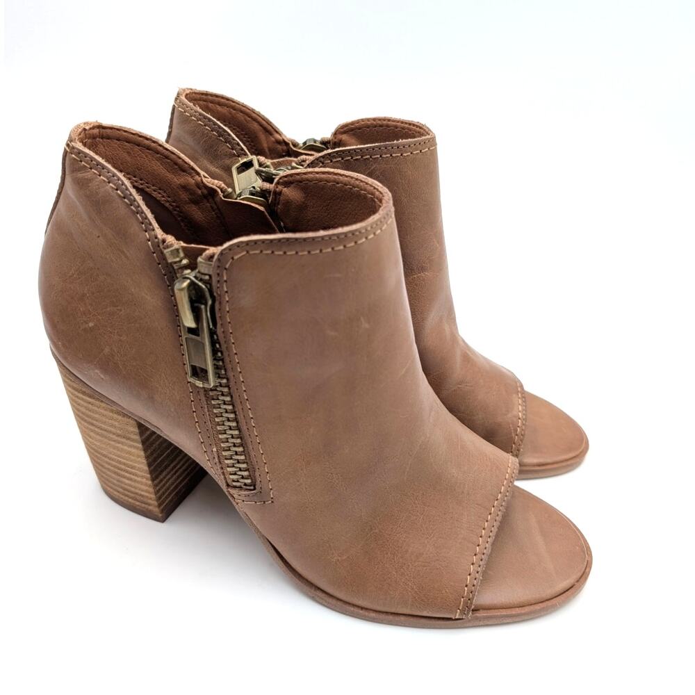 Lucky Brand Joseleen Peep Toe Heel Sandal Women's Tuscany Norway Size US9M EU40 - Picture 9 of 10